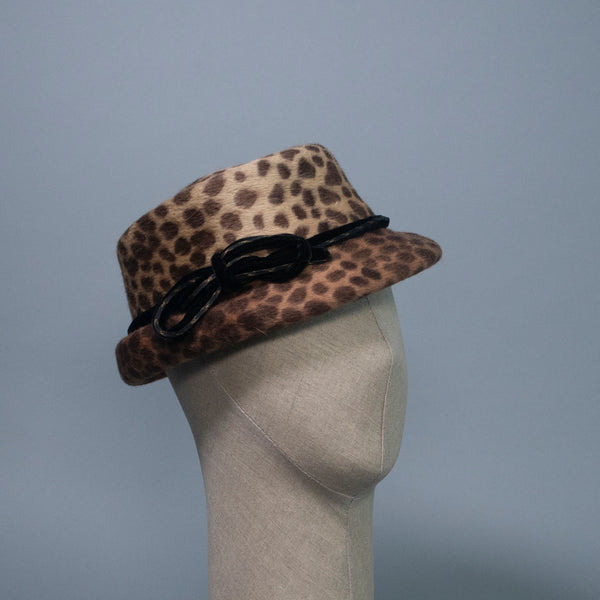 ? EUC Costume Leopard Print Hat Leopard Hat With Paws Animal Hood 5504 main image 4